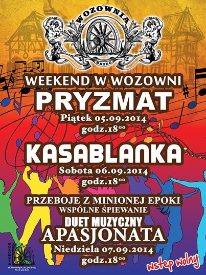 Weekend w Wozowni – 6-8 września